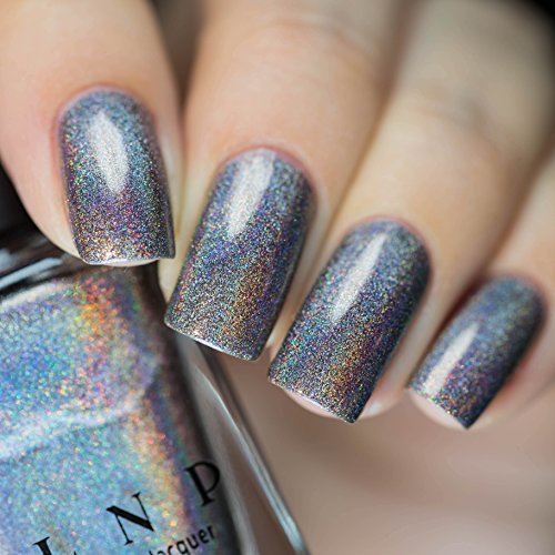 Image of ILNP Sticks And Stones - Gauntlet Grey Ultra Holographic Nail Polish