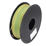 ZAWELIYO Filamento PLA Filamento di Seta a 3 Colori per Stampa 3D Oro Verde Viola 1,75 Mm Stampe di qualità Ecologica
