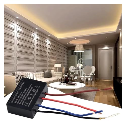 Interruptor táctil con sensor de 3 vías para regular bombilla de oficina de forma gradual 5