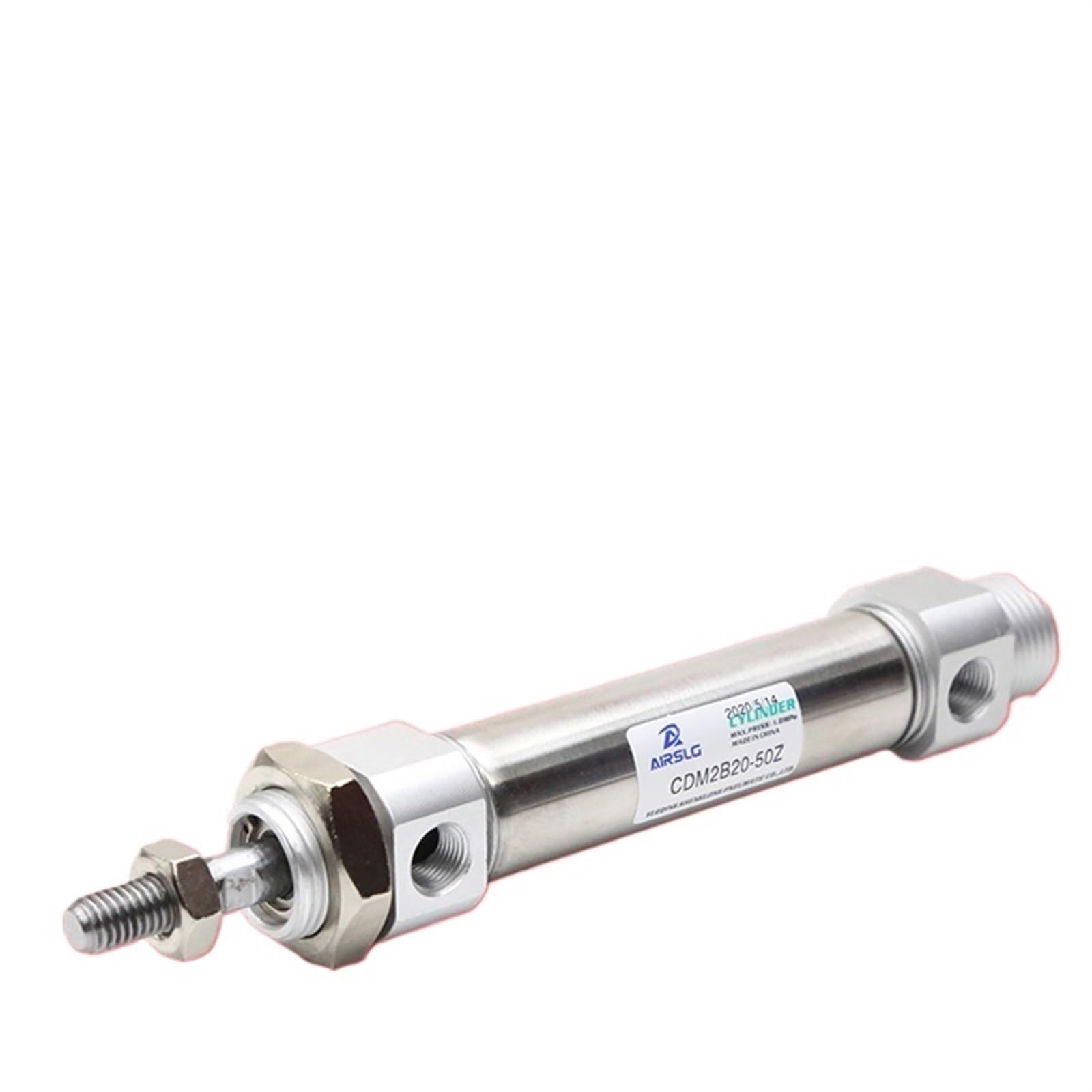 Cylindre pneumatique CDM2B20 en inox contre l'usure mécanique