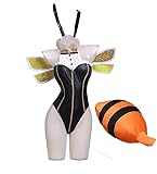 Fineplay Tifa Lockhart Costume Game Final Fantasy FF7 Cosplay Sexy Bunny Honeybee Girl Halloween Carnival Women Jumpsuit