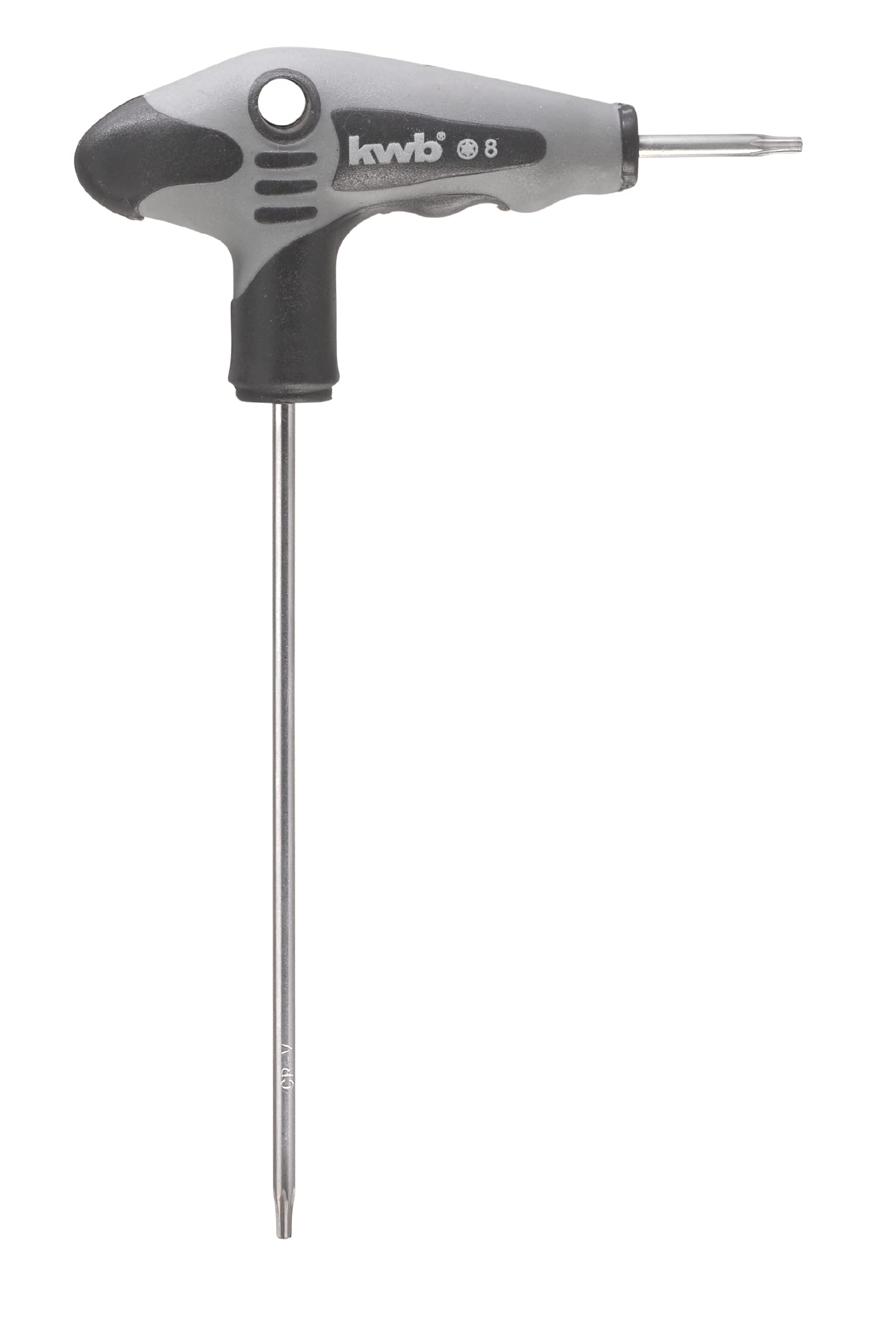 kwb Torx Schraubendreher T8 689708 (mit T-Griff zur optimalen Kraftübertragung)