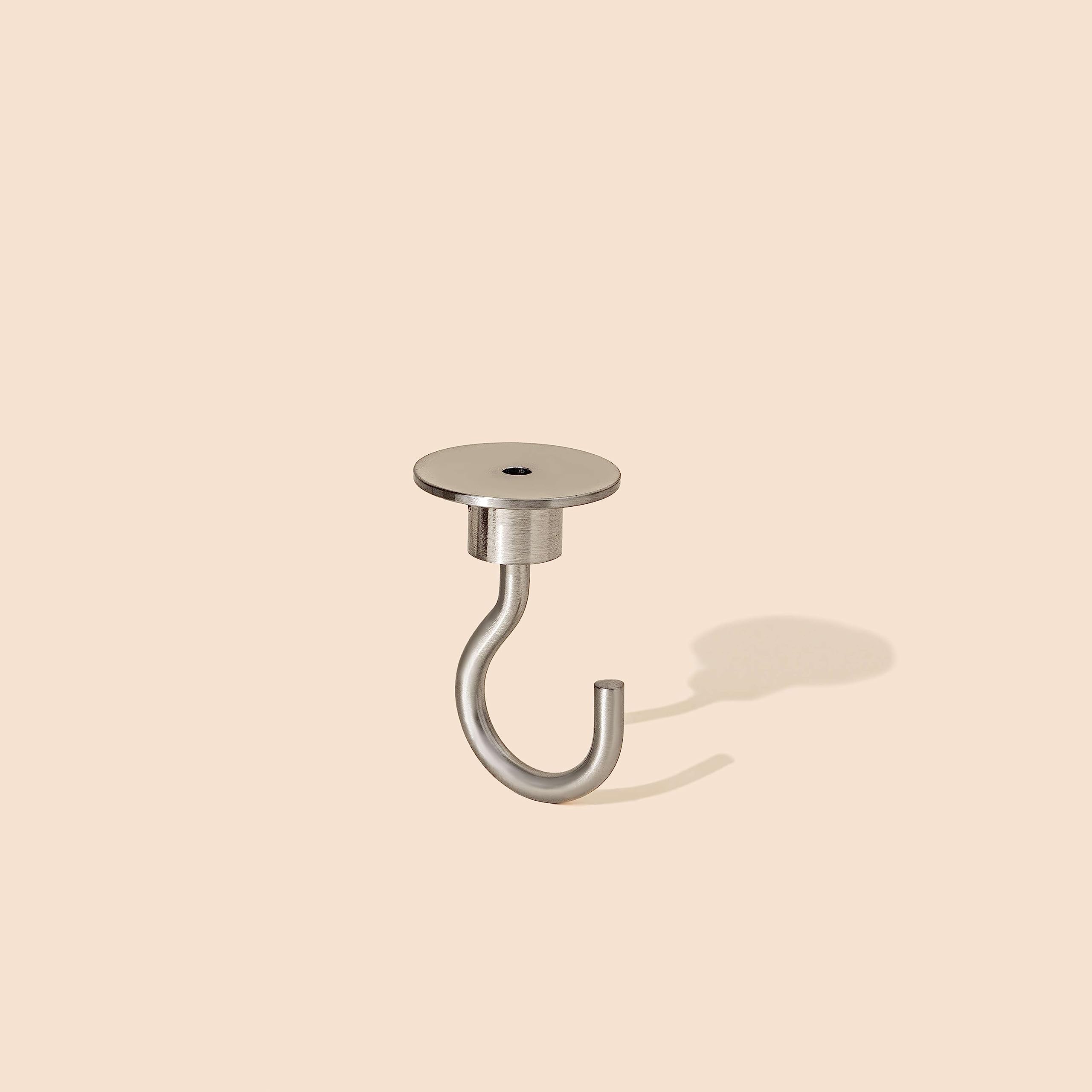 Relight Hook Up Lot de 3 crochets de plafond en laiton satiné Nickel