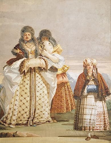 Toile Promenade d'hiver de Battista affiche moderne peinture salon 60x90
