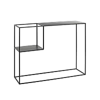 HAKU Consolle nero, metallo - Dim. L 100 cm x A 80 cm x P 30 cm