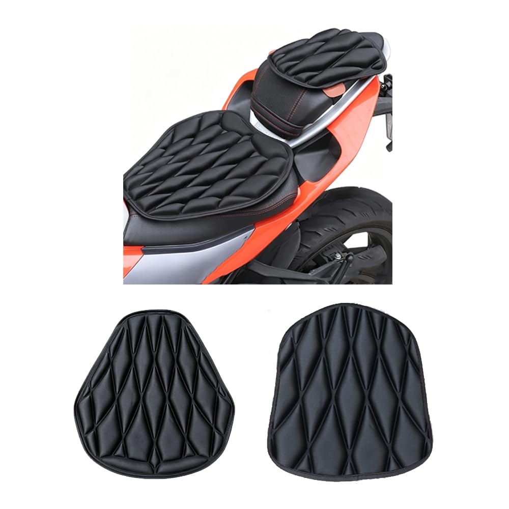 Poduszka siedzenia motocykla do Royal Enfield Himalayan 450 2024–2025 oddychająca poduszka wygodny ochraniacz siedziska siodło pokrywa ochronna(Front Seat Version+Rear Seat Version)