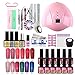 Produktbild winnerruby UV LED Nagellampe 36W,Nagelstudio-Sets,12 Farben Gel Nagellack Set, Gel Verlängerungs Nagelkunstwerkzeug Maniküre-Set