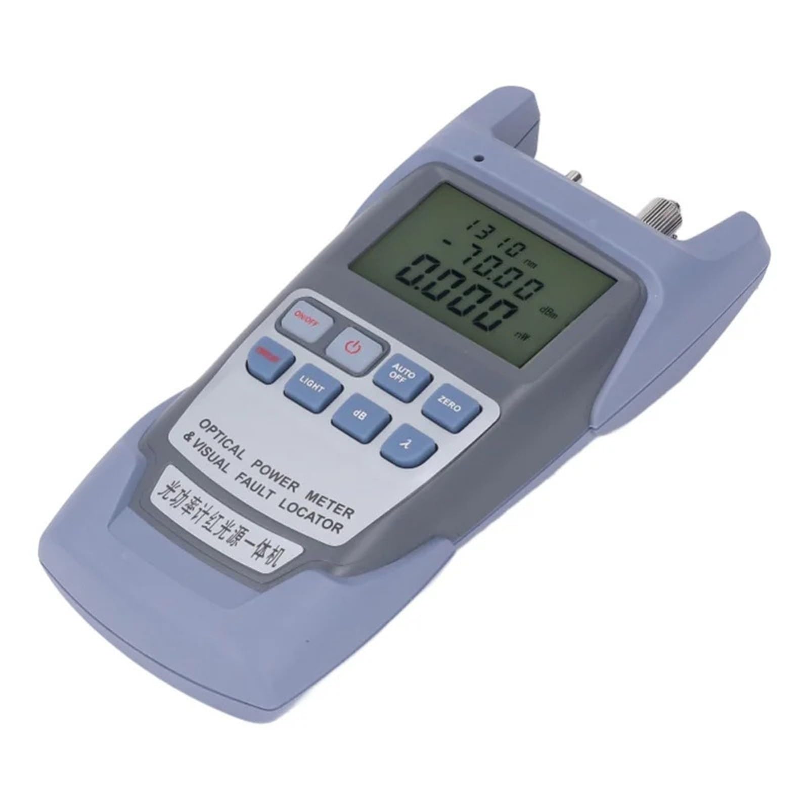 Tester per fibra ottica, Misuratore di potenza ottica 650nm 7 lunghezze d'onda Tester per cavo in fibra ad alta precisione per rilevamento guasti 10MW