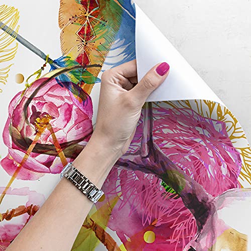 Papier peint crâne boho de salon pour créer une ambiance ethnique chic unique