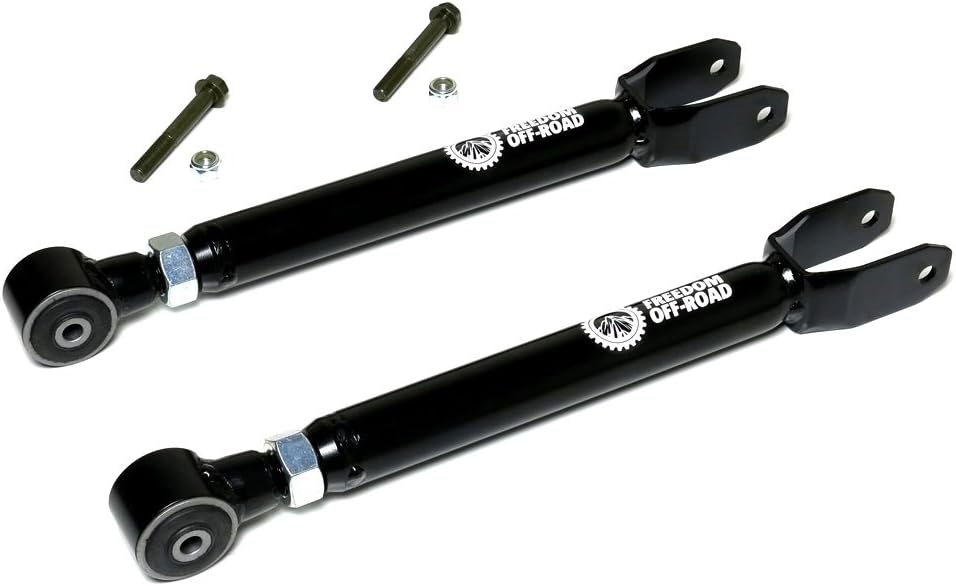 Freedom Off-Road Adjustable Front Upper Control Arms for 0-4.5” Lift Compatible with 07-18 Wrangler JK