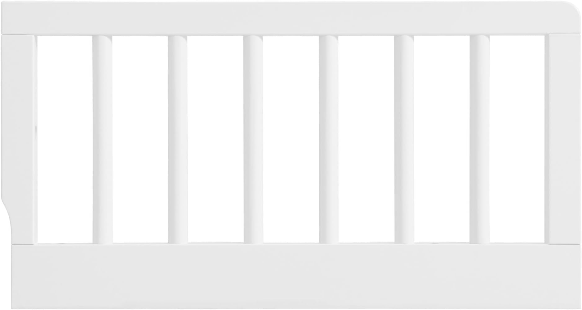 Essentials Mini Crib to Toddler Bed Guard Rail Conversion Kit, White