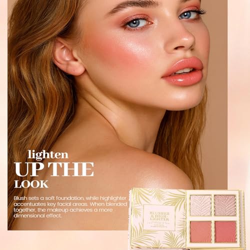 Makeup Book Palette, 12-Color Eyeshadow with 4 Blush and 4 Liquid Lipsticks, Compact Beauty Set for Women, Travel, Party, Daily Makeup, Portable Kit - Afbeelding 5