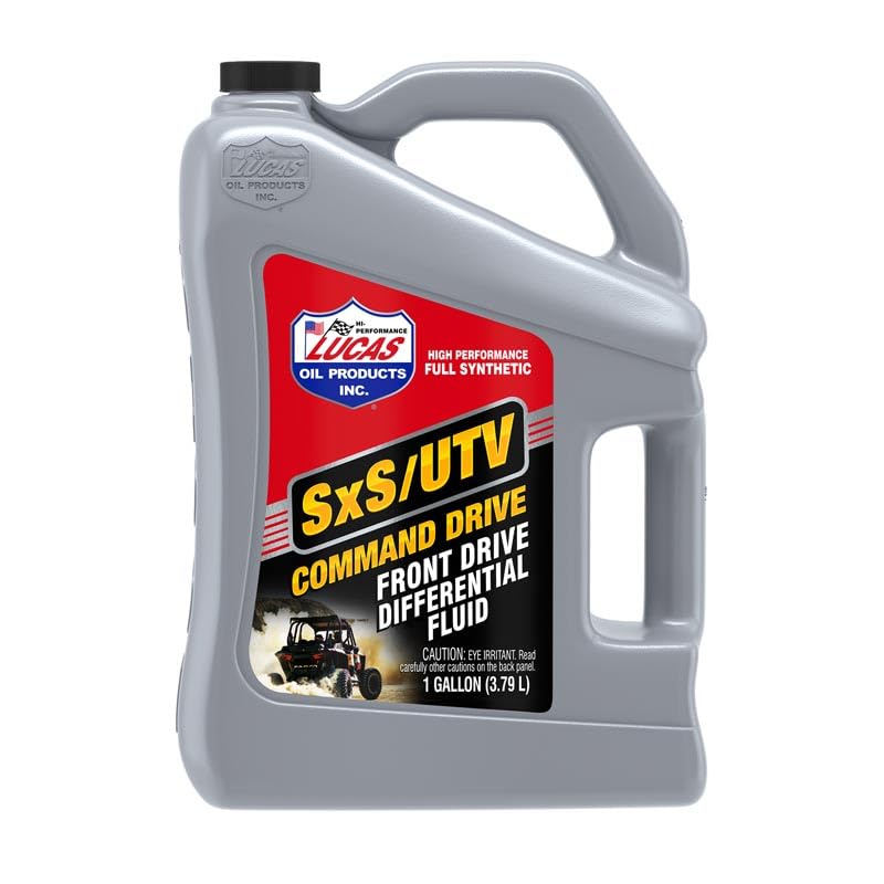 Lucas Oil 11225 Synthetic SXS Multi-Purpose Gearcase & Differential Fluid - 1 Gallon (Pack of 4)