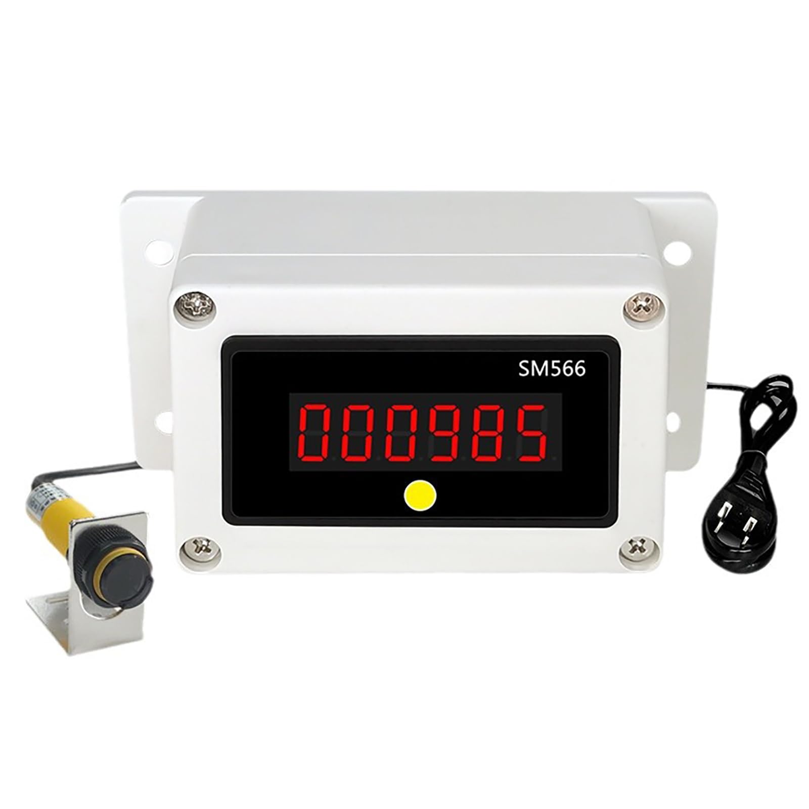 Contador LED Digital, Contador De Inducción Automático con Función De Memoria De Corte De Energía, Rango De Conteo: 0-999999, Distancia De Inducción: 30/70 Cm Opcional