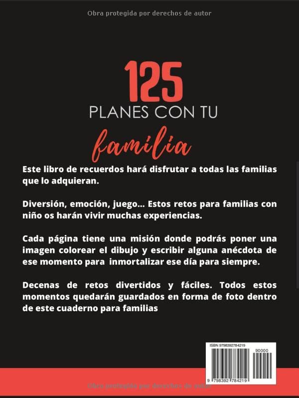 Miniatura 2 de 125 Planes con tu Familia Mejores Ideas y Retos para Familias con Niños (Planes Chulos) (Spanish Edition)