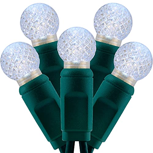 Pure White G12 Christmas Lights