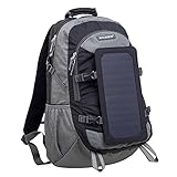 Solar Backpack 7 Watts Solar Powered Bag for Cell Phones and 5V Device Back to School Backpack...