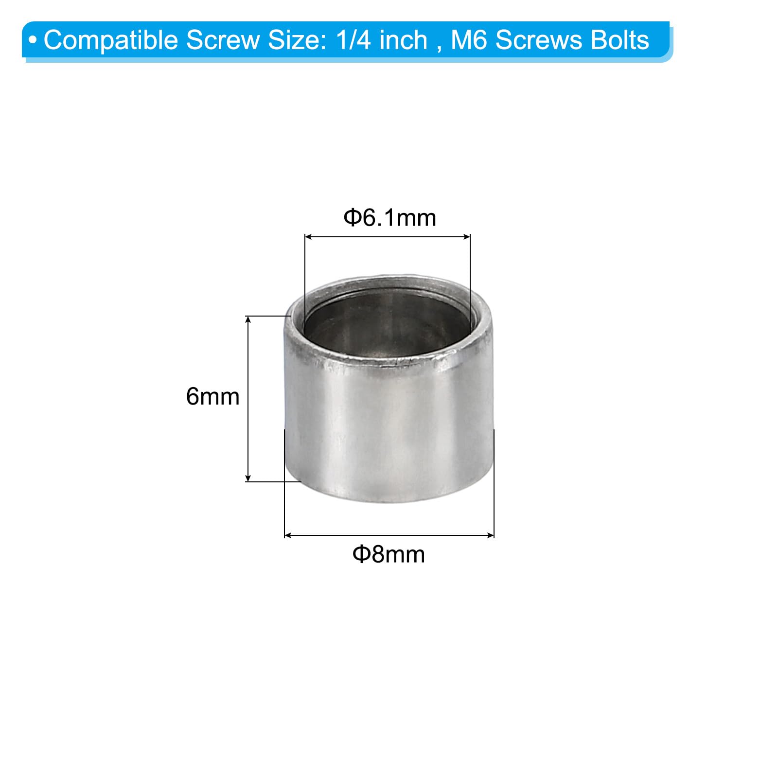 PATIKIL M6 Steel Spacers - Image 2