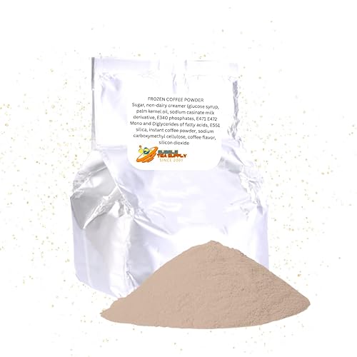 BUBBLE TEA SUPPLY 40-45 bebidas de Boba Powder Variedad para Tapioca Pearls Fruta Leche Té Burbujas Bebidas instantáneas con sabor a azúcar morena BUBBLE TEA SUPPLY 40-45 bebidas de Boba Powder Variedad para Tapioca Pearls Fruta Leche Té Burbujas Bebidas instantáneas con sabor a azúcar morena