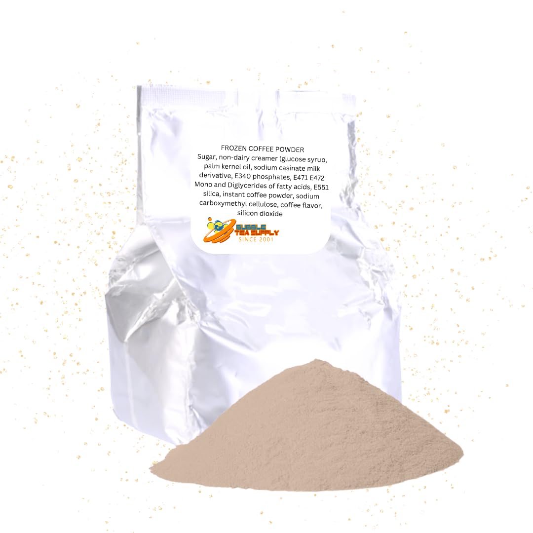 BUBBLE TEA SUPPLY 40-45 drinks of Boba Powder Variety for Tapioca Pearls Fruit Milk Tea Bubbles Instant flavored drinks with brown sugar boba FROZEN COFFEE