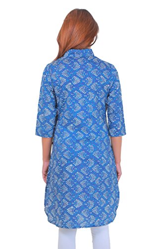 Image of Lili Printed Women's Tunic Design High Low Kurta's (S, M, L, XL, XXL)