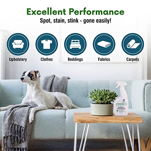 Aesroson Pet Stain and Odor Remover Spray - 3-in-1 Formula Natural Pet Odor Spray- All-Purpose Carpet Deodorizer for Pet… - Image 5