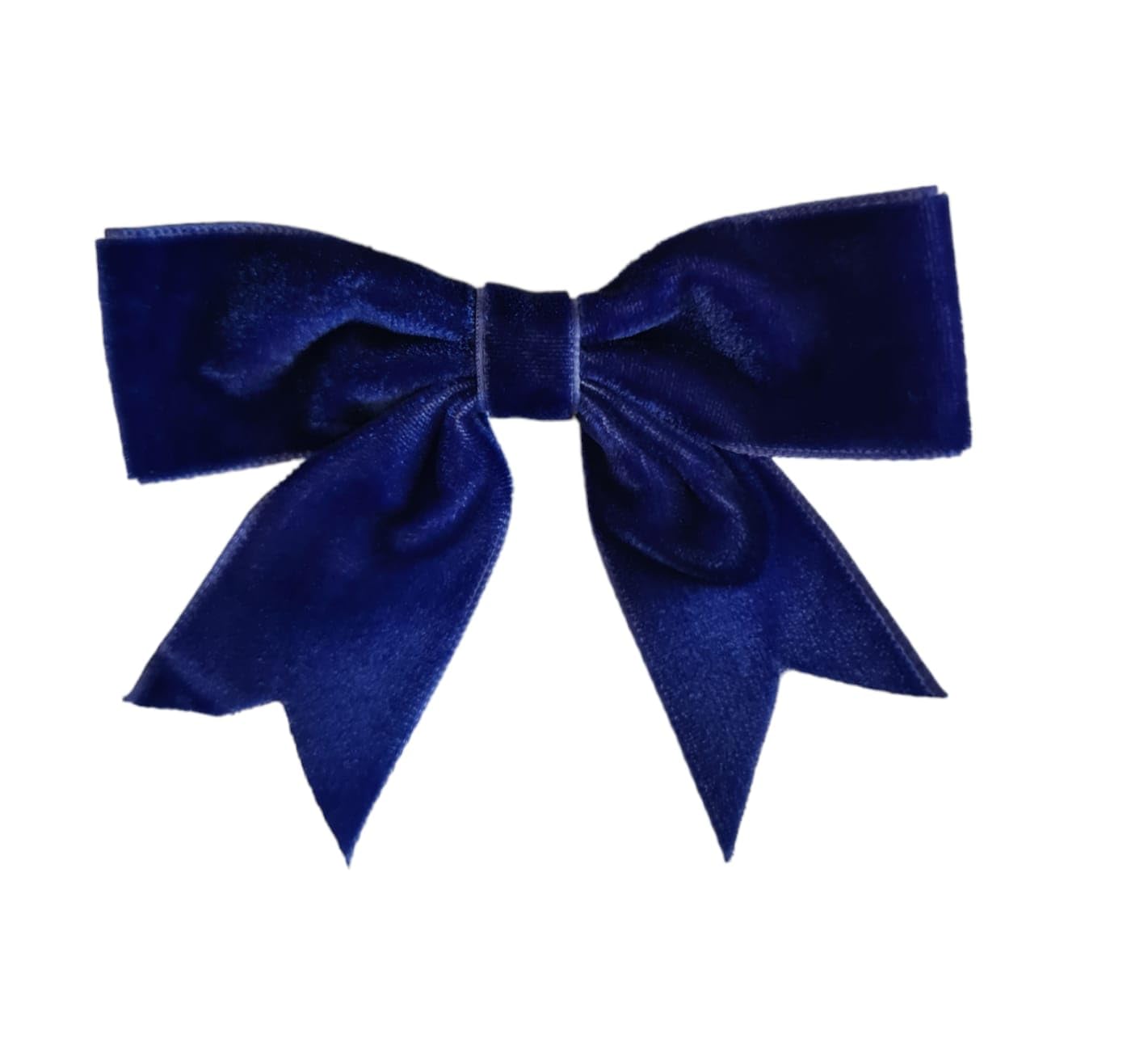 25mm Width Velvet Ribbon Bows Crafting, Christmas, Clothing Scrapbooking (Royal Blue 20 Pack)