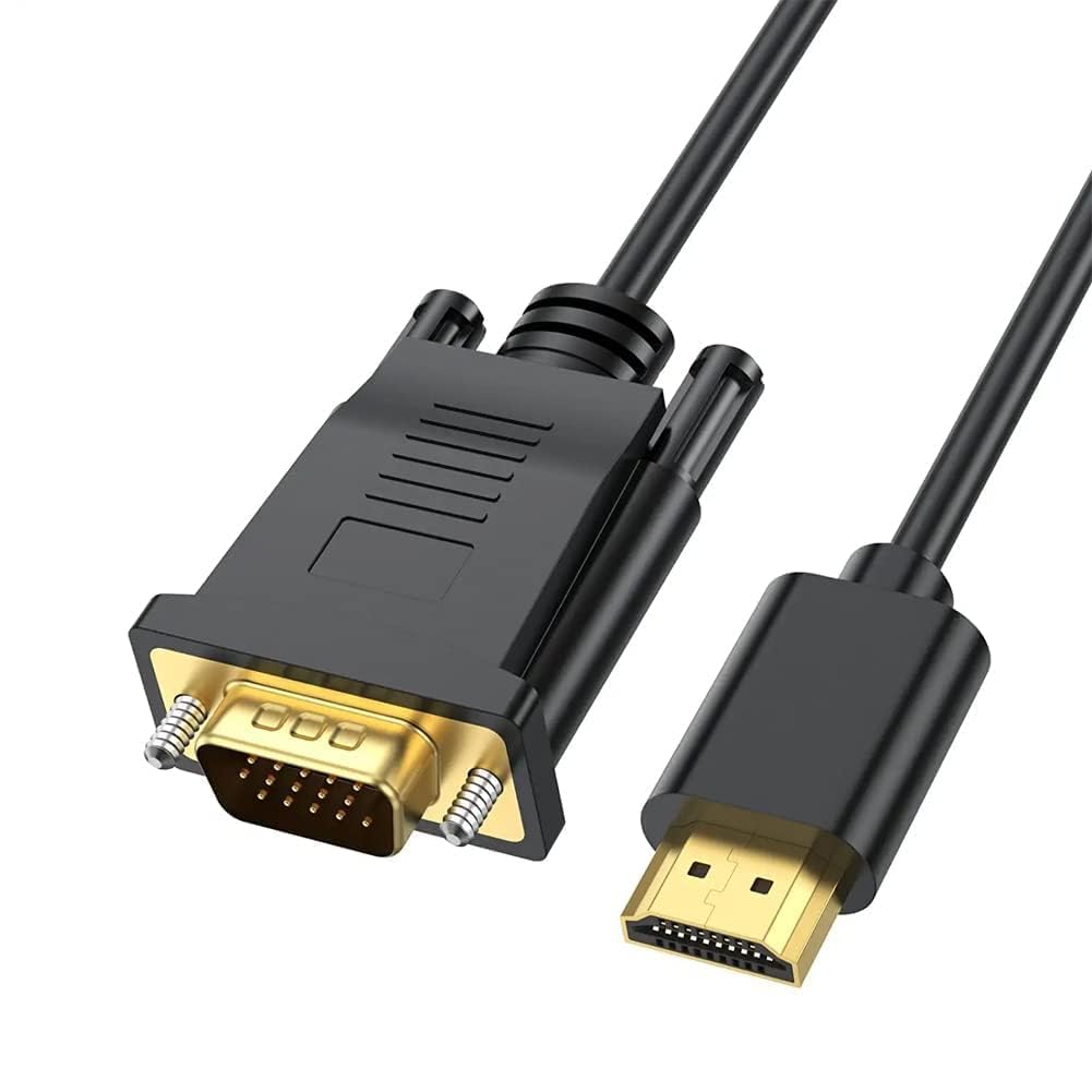 VOOCME HDMI to VGA Cable 6FT, Unidirectional Video Adapter (Male to Male) Compatible for Raspberry P-i, Ro-ku,Computer, Desktop, Laptop, PC, Monitor, Projector, HDTV (B0CP9DKFD7) Amazon Price History, Amazon Price Tracker