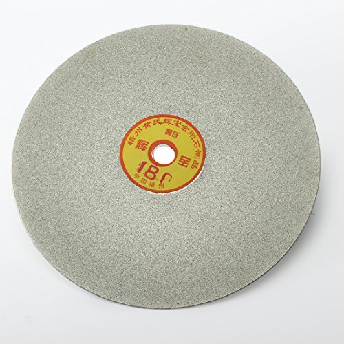 Sourcingmap 250mm 10-inch Grit 180 Diamond Coated Flat Lap Disk Wheel Grinding Sanding Disc - Image 3