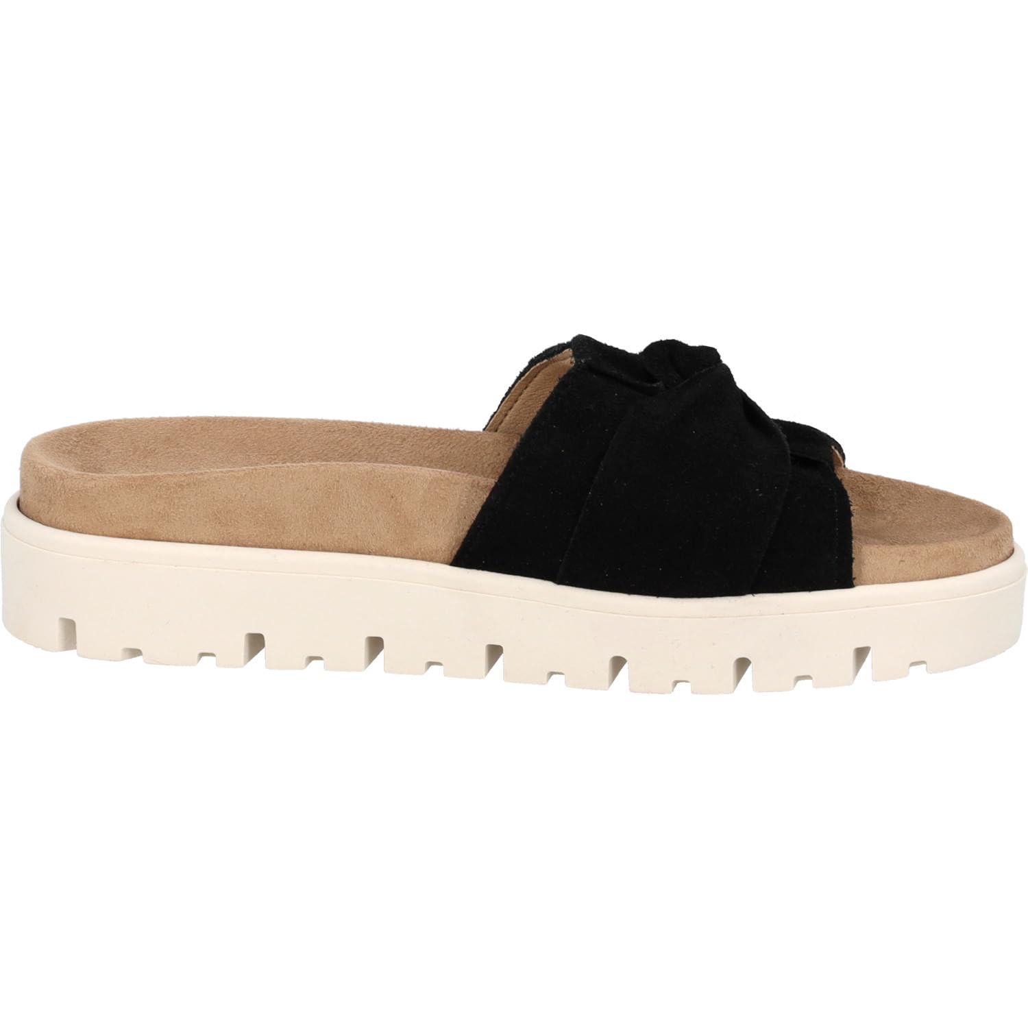 Palado Damen Plateau-Pantoletten Omayra - bequeme Sandalen Made in Spain - Hausschuhe mit Plateau-Sohle - modische Sommerschuhe