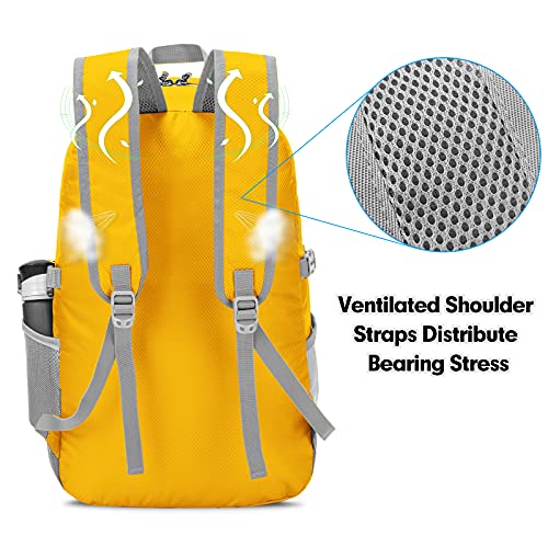 ZOMAKE Lightweight Packable Backpack - 35L Light Foldable Hiking Backpacks Water Resistant Collapsible Daypack for… - Image 6