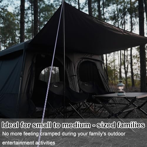 Image of Vidalido Tents,6-8 Person Camping Tent with Extended Vestibule,2 Room Weather Resistant Family Tents,Easy Install Waterproof Outdoor Tent for Backpacking and Camping Hiking