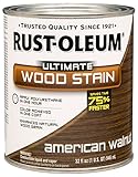 Rust-Oleum 260148 Ultimate Wood Stain, Quart, American Walnut