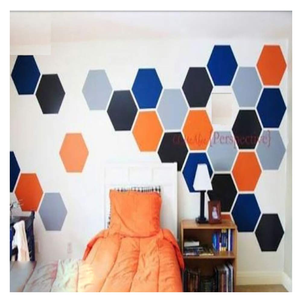 Kayra Decor Combo Hexagon and Illusion Pattern Wall Design Stencils For Wall Painting and Home Wall Decoration – Suitable For Room Decor, Craft and Wall Art (16 x 24-inches Pack of 2 ) - ( KHS282_KHS309 ) (B085CJTSTG) Amazon Price History, Amazon Price Tracker