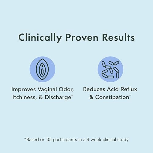 Miniatura 4 de Rael Paquete de suplemento para mujeres - Probióticos, enzimas digestivas, salud del tracto urinario (suministro para 30 días) y suplemento para el