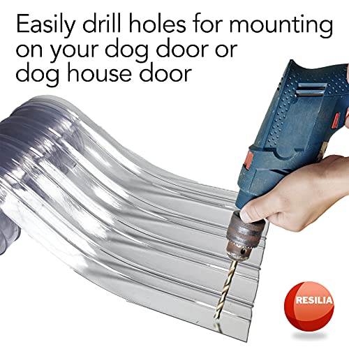 Plastic Vinyl Strip for DIY Dog or Cat Door - Doggie Door Replacement Strips, Doghouse or Kennel Door Flap, Pet Products… - Image 3
