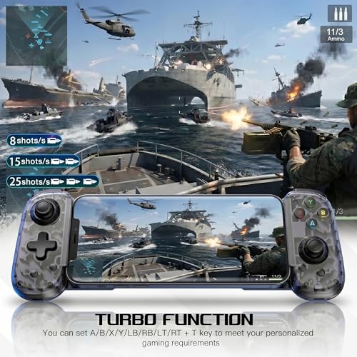 Controlador de juego móvil USB-C inalámbrico y con cable para PC y Switch 4