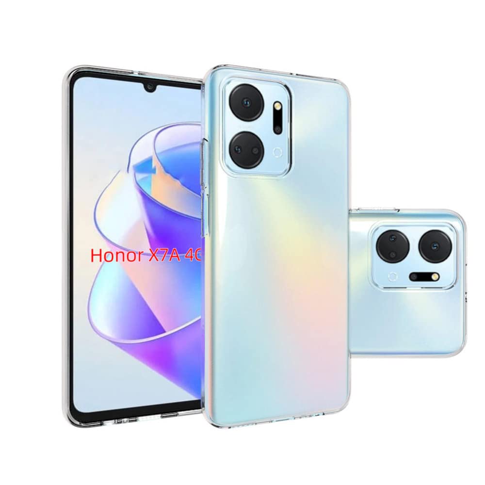Cover Honor X7a Trasparente: Silicone Morbido Antigraffio, Protezione Ultra Leggera!