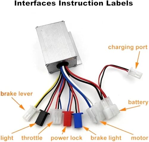 Miniatura 5 de Controlador de motor eléctrico, 24 V, 250 W, caja de controlador de motor cepillado para bicicleta eléctrica scooter E-Bike