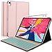 Produktbild BORIYUAN Tastatur Hülle für iPad Pro 11, Unterstützung Stylus Lade, Ultra Slim Schutzhülle mit Deutsches Abnehmbarer Tastatur für iPad 11 2018 (Rotgold)