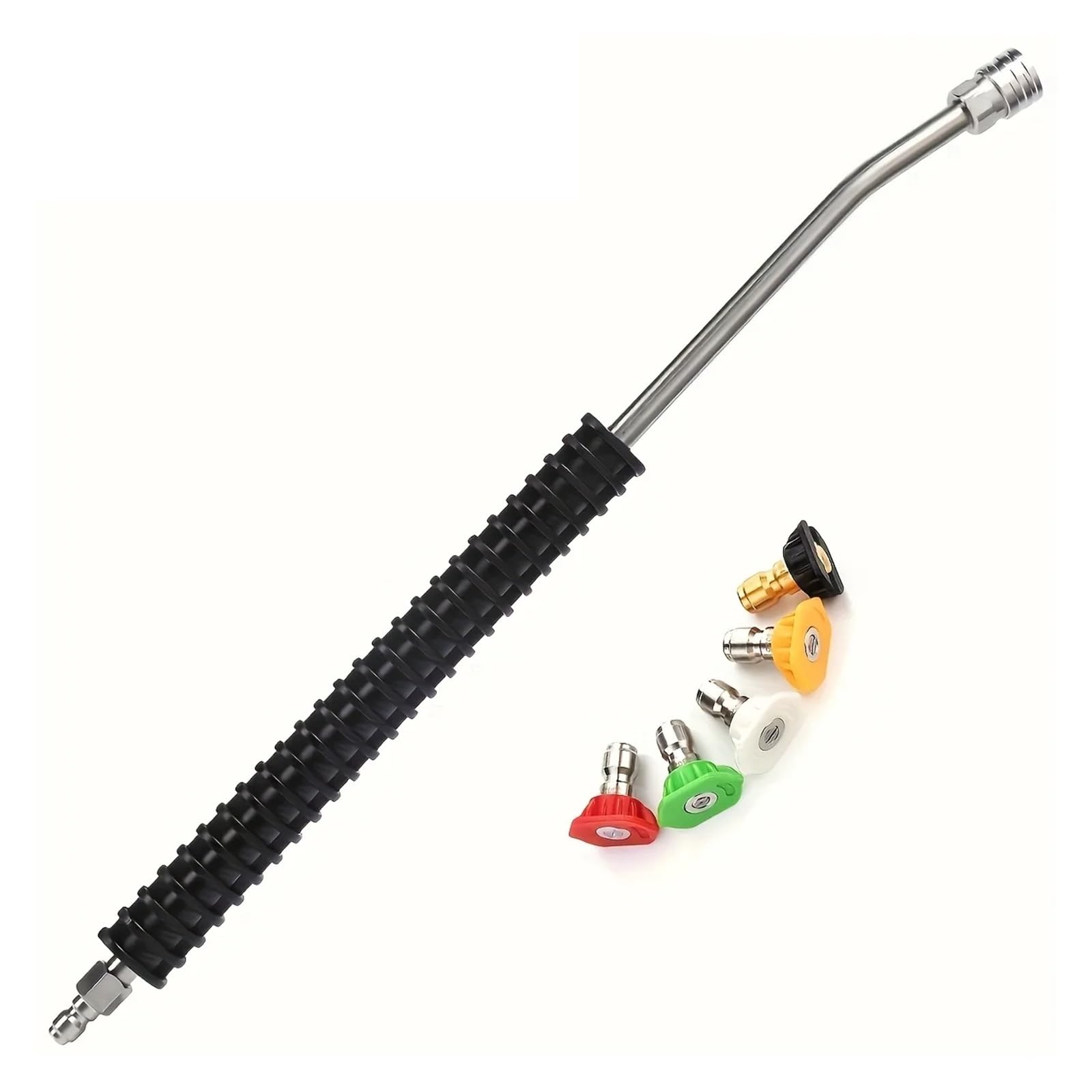 Lancia Estensione Pesante Attacco Rapido 1/4 Acciaio Inox Idropulitrice | Accessorio idropulitrice,lancia estensione,attacco rapido 1/4,acciaio inox,strumento universale
