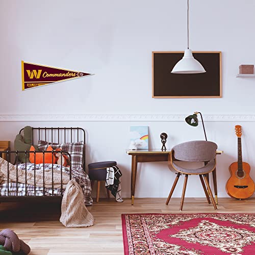 Image of Rico Industries NFL Football Classic 12 inch x 30 inch Felt Wall Decor Pennant - Great for Home /Bed Room /Man Cave Decor