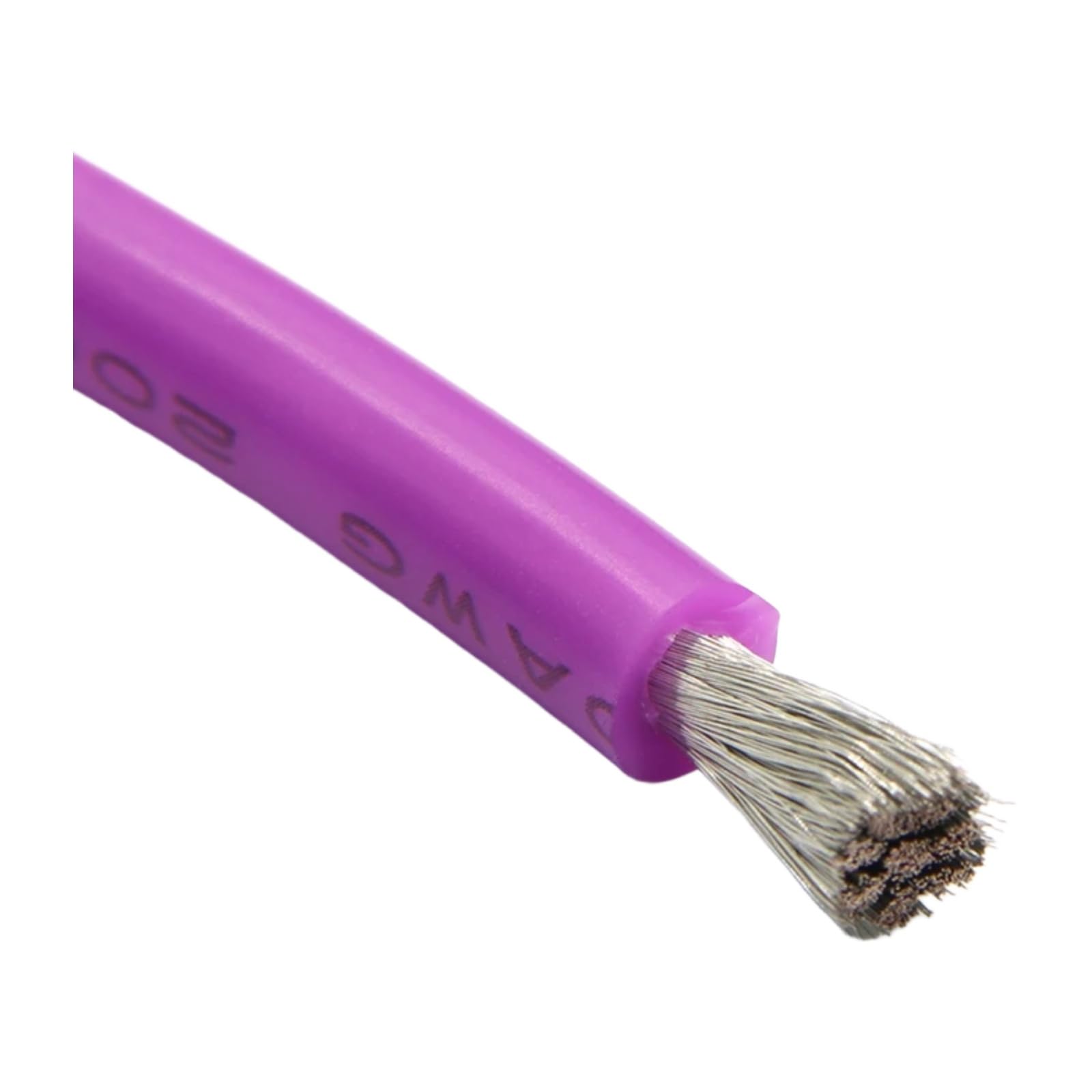 1/5/10M Cavi in rame morbido 30 28 26 24 22 20-8AWG(Purple; 5M; 12AWG)