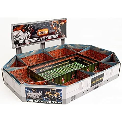 Das SNACKADIUM zum SELBSTBEFÜLLEN für spannende Footballabende/Snackstadion für echte Footballfans/Passend zur XFL - American Football Snack Stadion (SNACKADIUM) Cover