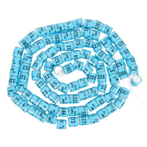 ABOOFAN 100stücke Pigeon Leg Rings Bunte Fußringe Zur Unterscheidung Von Geflügel Identifikation Für Tauben Hühner Wellensittiche Und Andere Vögel Einfach Zu Verwenden Für Züchter