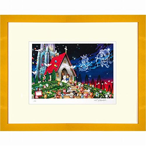 Amazon.co.jp: 芳岡ひでき『Wedding Chapel』ジクレー 風景画 動物画