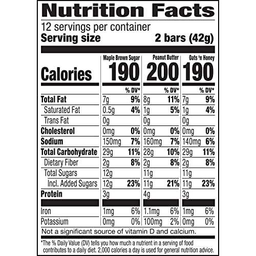 Nature Valley Crunchy Granola Bars, Variety Pack, 24 Bars, 17.88 OZ (12 Pouches)