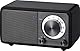 SANGEAN WR-7 – Kompaktes, tragbares Radio mit FM, Bluetooth, integriertem Akku, edlem Echtholz-Gehäuse, Matt-Schwarz