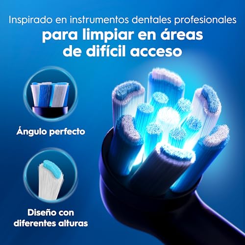 Miniatura 16 de Oral-B Io 2 Cepillo De Dientes Eléctrico, 1 Cabezal, Estuche De Viaje, Verde Bosque - Cepillo Dental Con Sensor De Presión, 3 Modos De Cepillado Y Temporizador, Soporte De Recambios De Viaje,