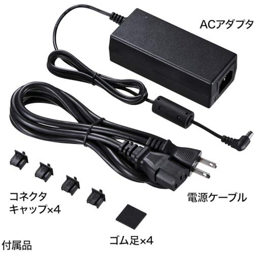 Amazon.co.jp: サンワサプライ ギガビット対応 薄型PoEハブ(5ポート  